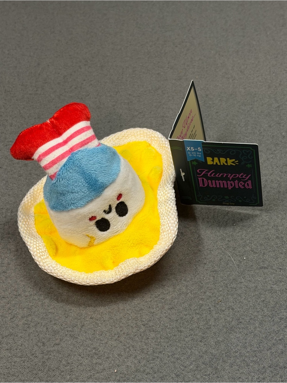 Bark Humpty Dumpted Plush Toy - Yellow/Blue/Red/White
